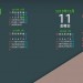 strCalendar2 （カレンダーウィジェット）：2つのウィジェットサイズと5つの表示モード